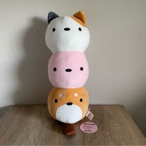 Takashoji Dango Calico Bunny Corgi Shiba Plush